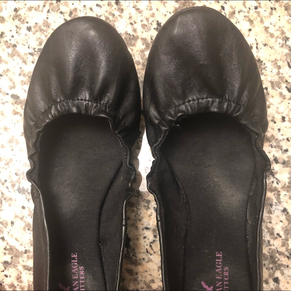 American Eagle black ballet style flats size 8.5